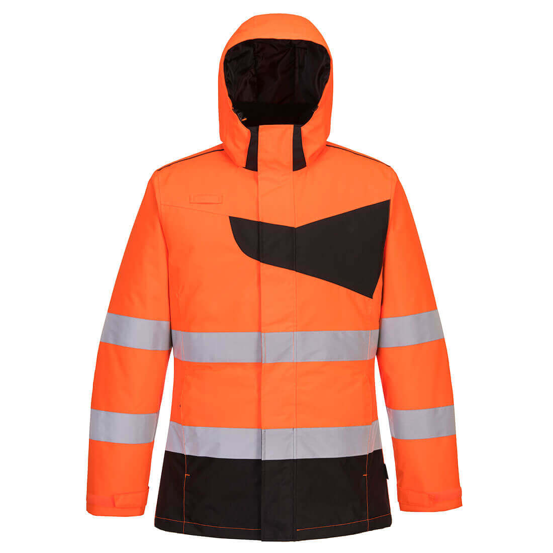 Portwest PW261 PW2 Hi Vis Winter Jacket 100 Metal Free